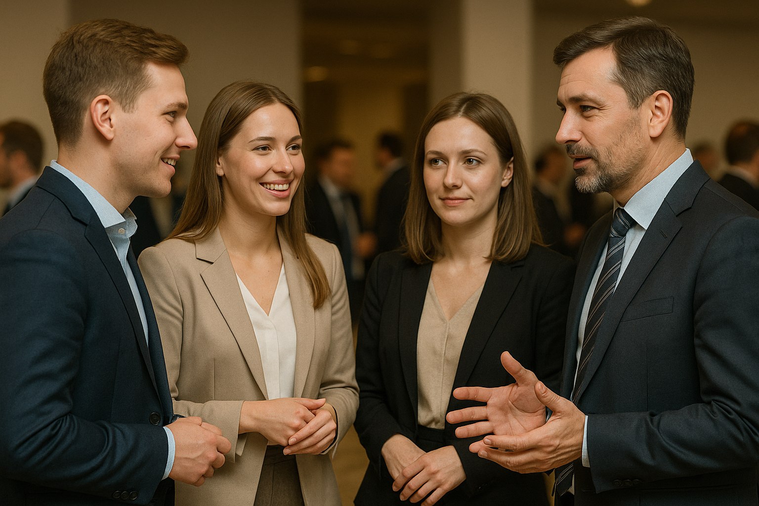Искусство Small Talk: Как Разговаривать с Кем Угодно на Бизнес-мероприятиях